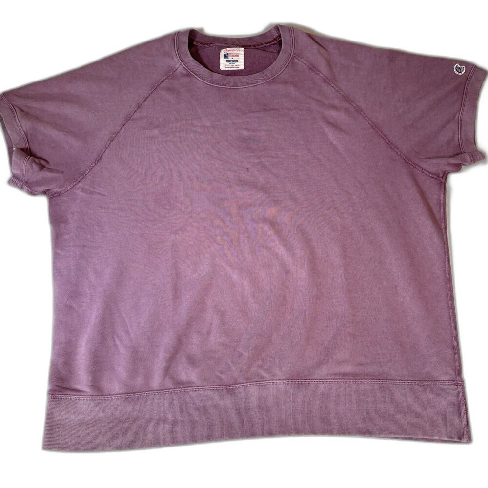 Champion x Todd Snyder Shirt Mens Short Sleeve Heavy Thick Fleece Size 2XL
